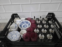 Partij diverse windlichten en suikerpotten - afbeelding 1 van  3