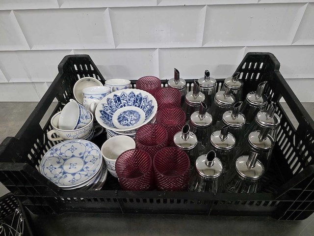 Partij diverse windlichten en suikerpotten - afbeelding 2 van  3