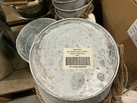 Partij diverse zinc buckets (260x) - afbeelding 11 van  12