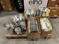 Partij diverse zinc buckets (260x) - afbeelding 1 van  12