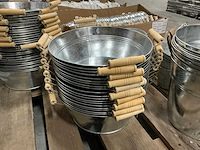 Partij diverse zinc buckets (260x) - afbeelding 4 van  12