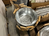 Partij diverse zinc buckets (260x) - afbeelding 5 van  12