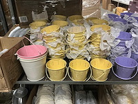 Partij diverse zinc buckets/overige (1505x) - afbeelding 10 van  19