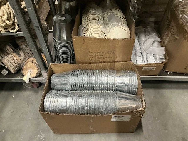 Partij diverse zinc buckets/overige (1505x) - afbeelding 14 van  19