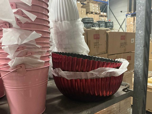 Partij diverse zinc buckets/overige (1505x) - afbeelding 3 van  19