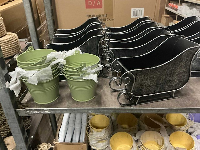 Partij diverse zinc buckets/overige (1505x) - afbeelding 6 van  19