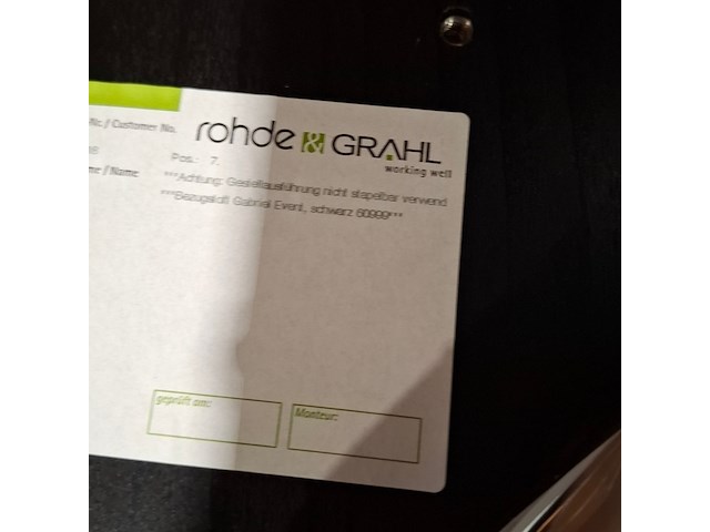 Partij diverse zitmeubilair, o.a. gispen, rohde grahl - afbeelding 6 van  8