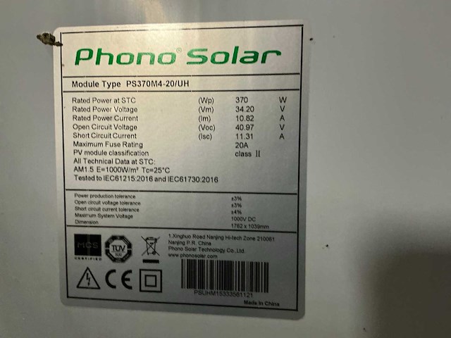 Partij diverse zonnepanelen - afbeelding 6 van  8