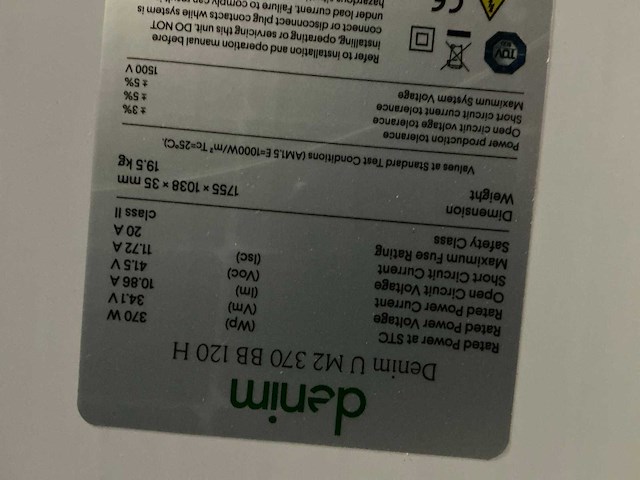 Partij diverse zonnepanelen - afbeelding 7 van  8