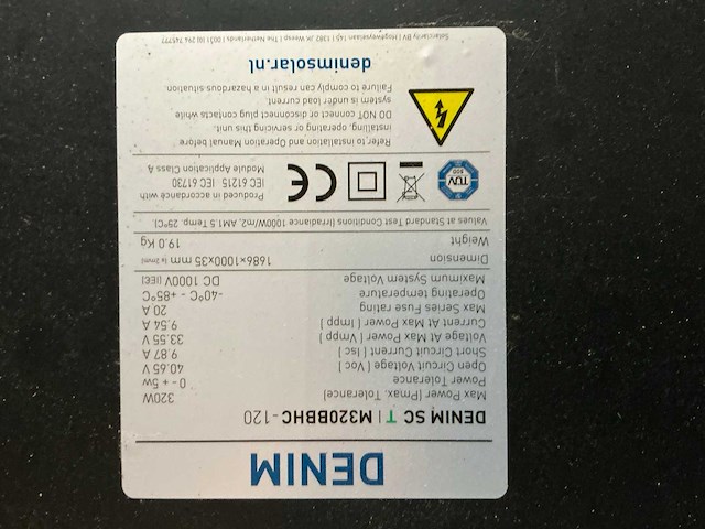 Partij diverse zonnepanelen - afbeelding 4 van  5