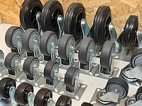 Partij diverse zwenk- en bokwielen (42x) - afbeelding 9 van  11