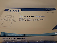 Partij diversen bestaande uit o.a. cmt schort met mouwen 629014 & acrylastic klevend windsel - afbeelding 2 van  6