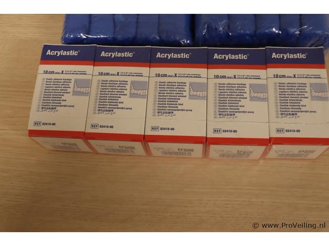 Partij diversen bestaande uit o.a. cmt schort met mouwen 629014 & acrylastic klevend windsel - afbeelding 5 van  6