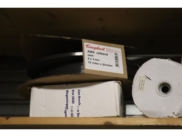 Partij diversen bestaande uit o.a. coroplast awx celband 9 x 4 mm, verzinkt staaldraad & draadnagels - afbeelding 3 van  16