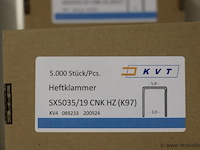 Partij diversen bestaande uit o.a. kvt heftklammer & bostitch sx503522z nieten - afbeelding 2 van  5