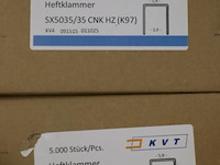 Partij diversen bestaande uit o.a. kvt heftklammer & bostitch sx503522z nieten - afbeelding 3 van  5