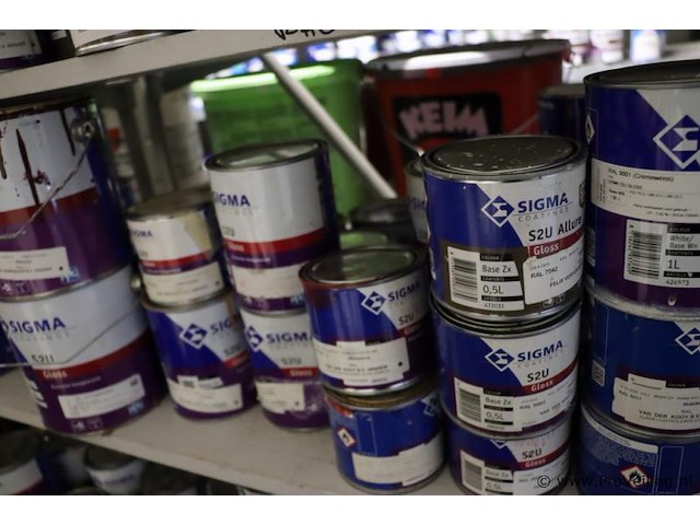 Partij diversen bestaande uit o.a. ppg s2u lakverf allure, sigma schakelverf & sikkens cetol novatech - afbeelding 3 van  21