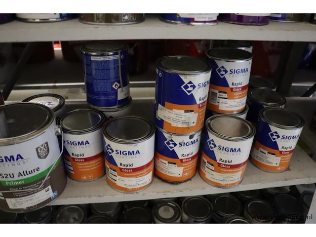 Partij diversen bestaande uit o.a. ppg s2u lakverf allure, sigma schakelverf & sikkens cetol novatech - afbeelding 7 van  21