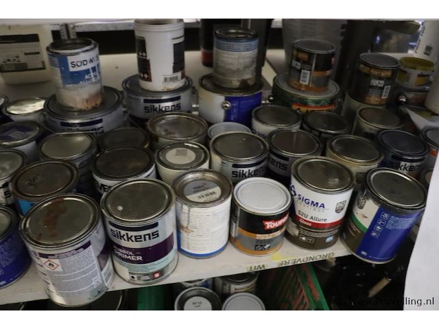 Partij diversen bestaande uit o.a. ppg s2u lakverf allure, sigma schakelverf & sikkens cetol novatech - afbeelding 8 van  21