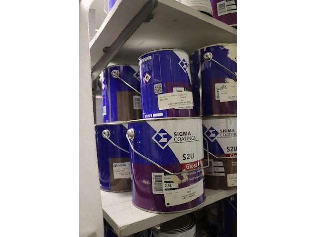 Partij diversen bestaande uit o.a. ppg s2u lakverf allure, sigma schakelverf & sikkens cetol novatech - afbeelding 17 van  21