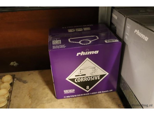 Partij diversen bestaande uit o.a. rhima pro wash naglansmiddel voor vaatwasmachines rinse 41000006 & leventi ontkalkingspoeder - afbeelding 4 van  7