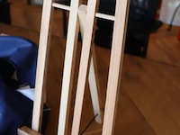 Partij diversen bestaande uit o.a. schildersezel, sporttas, draadmand & plantengieter - afbeelding 3 van  7