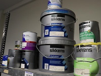 Partij diversen bestaande uit o.a. uzin utz vloercoating ep3020, glasvezellijm, sikkens alphatex & den braven kit - afbeelding 1 van  6