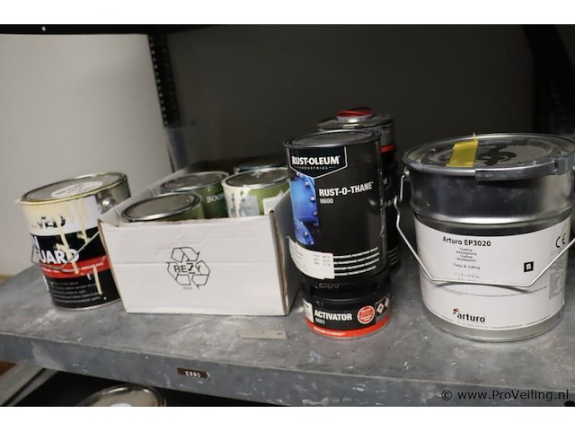 Partij diversen bestaande uit o.a. uzin utz vloercoating ep3020, glasvezellijm, sikkens alphatex & den braven kit - afbeelding 4 van  6