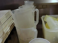 Partij diversen o.a. araven gn voorraadbakken & maatbekers - afbeelding 5 van  6