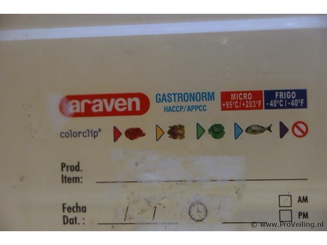 Partij diversen o.a. araven gn voorraadbakken & maatbekers - afbeelding 6 van  6