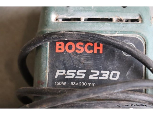 Partij diversen o.a. bosch schuurmachine type psp 230, handzaag, tang, boor & stanley messen - afbeelding 3 van  9
