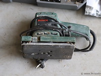 Partij diversen o.a. bosch schuurmachine type psp 230, handzaag, tang, boor & stanley messen - afbeelding 4 van  9
