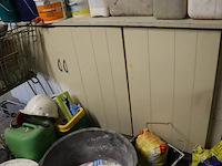 Partij diversen o.a. excluton sierzand, speciekuip, jerrycans, metselmortel & plantengieter - afbeelding 4 van  14