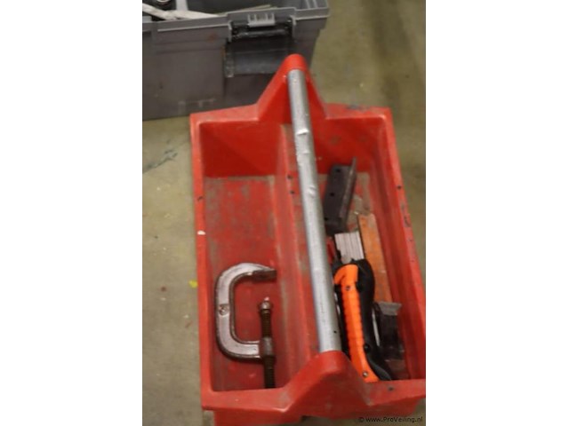 Partij diversen o.a. fischer mobibox gereedschapsbak 60524 - afbeelding 8 van  17
