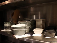 Partij diversen o.a. glazen voorraadpot, braadpannen & (saus) bakjes - afbeelding 4 van  4