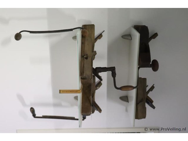 Partij diversen o.a. houten handschaaf - afbeelding 1 van  11