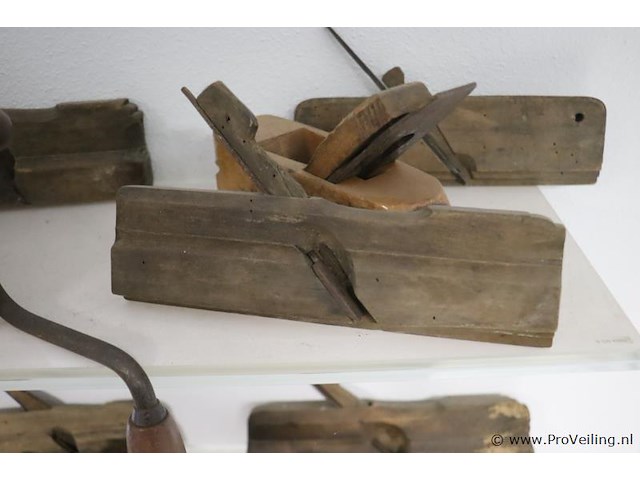 Partij diversen o.a. houten handschaaf - afbeelding 7 van  11