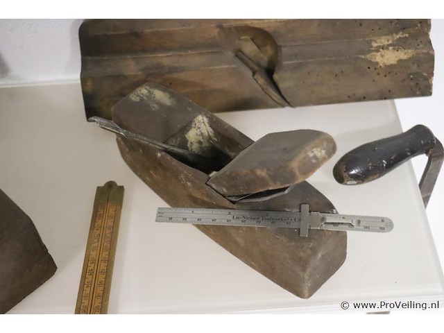Partij diversen o.a. houten handschaaf - afbeelding 9 van  11