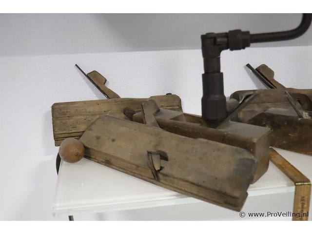 Partij diversen o.a. houten handschaaf - afbeelding 10 van  11