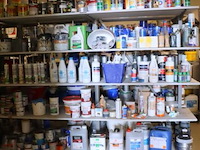 Partij diversen o.a. metzger snelcement, toupret stopverf, multicleaner, ammoniak oplossing, easy-wax r & bostik zwaluw beglazingskit hybriseal 2ps - afbeelding 1 van  16