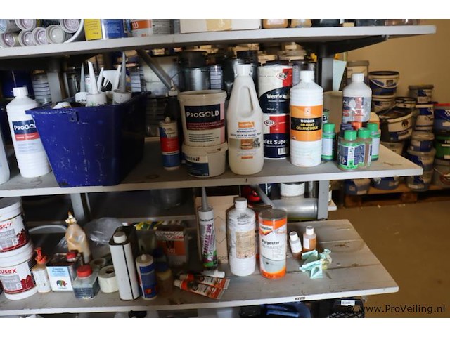 Partij diversen o.a. metzger snelcement, toupret stopverf, multicleaner, ammoniak oplossing, easy-wax r & bostik zwaluw beglazingskit hybriseal 2ps - afbeelding 12 van  16