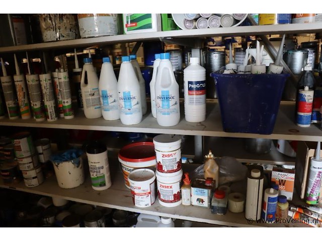 Partij diversen o.a. metzger snelcement, toupret stopverf, multicleaner, ammoniak oplossing, easy-wax r & bostik zwaluw beglazingskit hybriseal 2ps - afbeelding 13 van  16