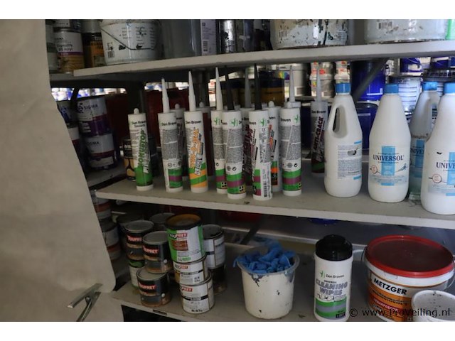 Partij diversen o.a. metzger snelcement, toupret stopverf, multicleaner, ammoniak oplossing, easy-wax r & bostik zwaluw beglazingskit hybriseal 2ps - afbeelding 14 van  16