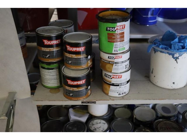 Partij diversen o.a. metzger snelcement, toupret stopverf, multicleaner, ammoniak oplossing, easy-wax r & bostik zwaluw beglazingskit hybriseal 2ps - afbeelding 15 van  16
