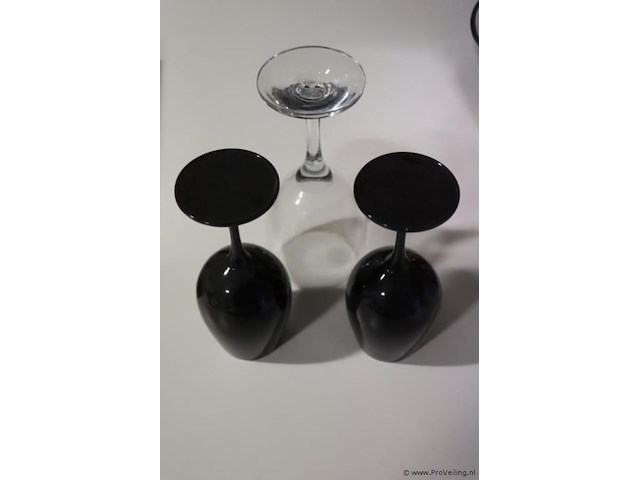 Partij diversen o.a. nestle nescafé opbergdoos voor koffiezakjes, wijnglazen & suikerpotje - afbeelding 5 van  5