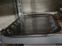 Partij diversen o.a. serveer dienbladen, borden & kassarollen - afbeelding 3 van  7