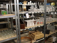 Partij diversen o.a. texels bierglas, glazen potjes, amstel radler glazen, wijn & borrelglazen - afbeelding 1 van  11