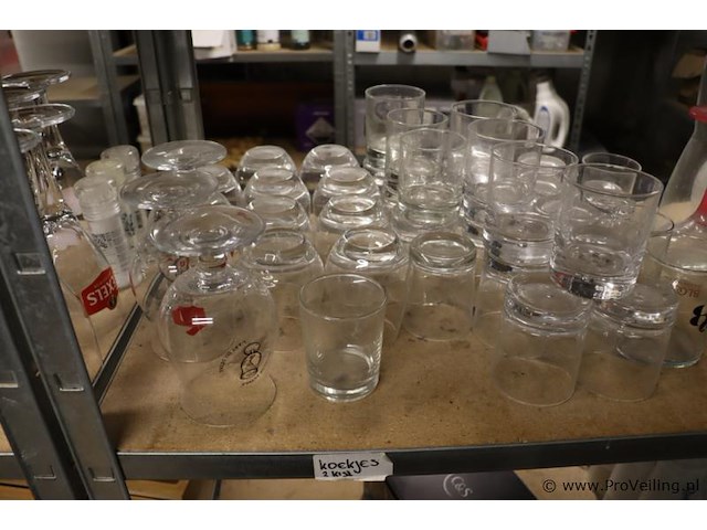 Partij diversen o.a. texels bierglas, glazen potjes, amstel radler glazen, wijn & borrelglazen - afbeelding 5 van  11