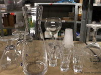 Partij diversen o.a. texels bierglas, glazen potjes, amstel radler glazen, wijn & borrelglazen - afbeelding 9 van  11