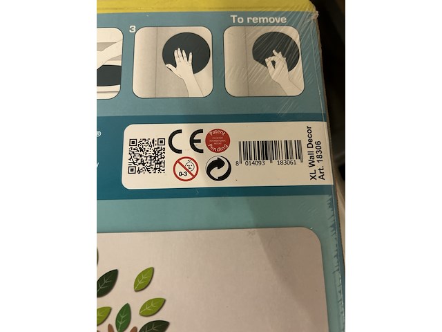 Partij diversen w.o. muurdecoratie en stickers - afbeelding 8 van  8